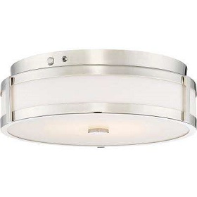 SI.A-FD HD-62975 20-Watt Polished Nickel Integrated LED Emergency Light