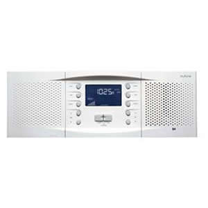 Nutone NM100WH Master Station Intercom, 15-1/4”w x 5-5/16”h x 3-1/4”d, Projects 1-3/16” from wall surface in White