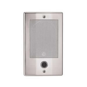 Nutone NDB300N Door Speakers for Intercoms, 4-3/16w x 6-5/16h x 1-3/8d, projects 1-9/16” from surface in Nickel