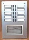 AT.IT20/… Audio Intercom Door Panel flush-mounted, Anodized Aluminum SILVER for Intercom System (4+1n), it includes buttons & box roughin. IT20/12, IT20/16, IT20/40, IT20/51, IT20/60…