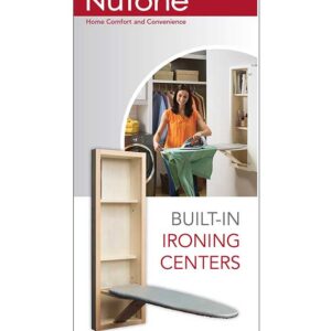 Nutone ICUNUWX Unfinished birch ironing center with with raised panel door